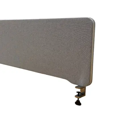 Bordsskärm Lintex Edge Ljusgrå 160×40