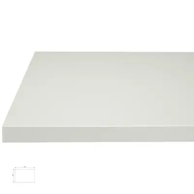 Bordsskiva 120x80cm Pearl Grey