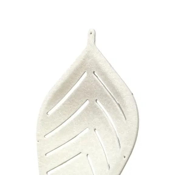 Ljudabsorbent Abstracta Airleaf Vitt (3)