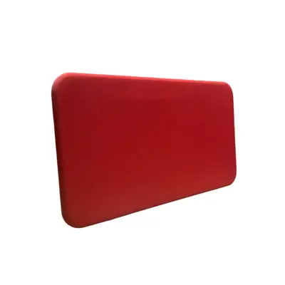 Sidoskärm Abstracta Softline Röd 80×45