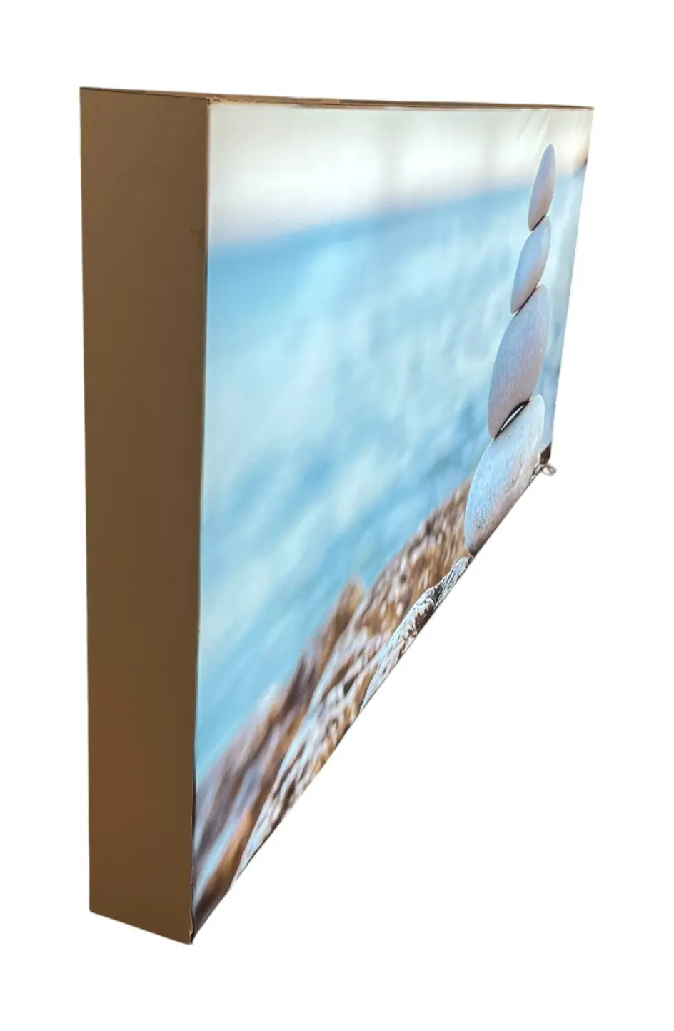 Tavla Canvas med LED Belysning Stenkust (1)