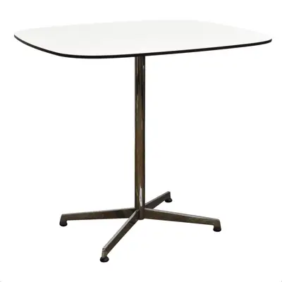 Bord Lammhults Cooper Vit/Krom 70x80