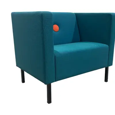 Fåtölj Mitab Mute TurkosOrange