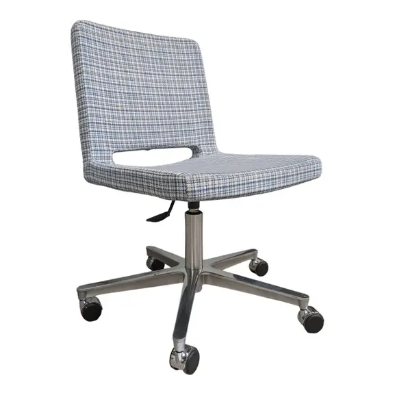 Konferensstol Martela SoftX BlåVit Mönstrad (4)