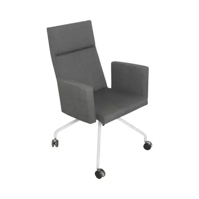 Konferensstol Martela Form Mörkgrå/Vit