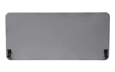 Bordskärm Abstracta Softline Grå 140×65 (2)