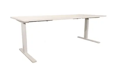 Elskrivbord Linak L-Fot Vit 170-240×70-80