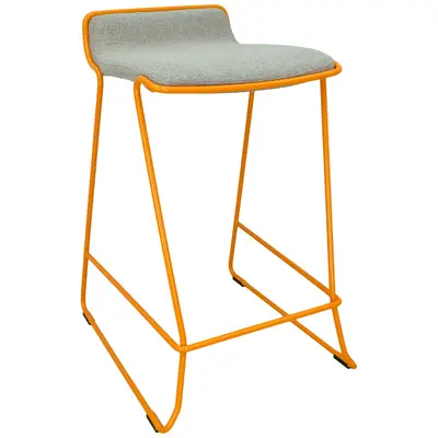 Barstol Johanson Design Speed BS Ljusgrå/Orange