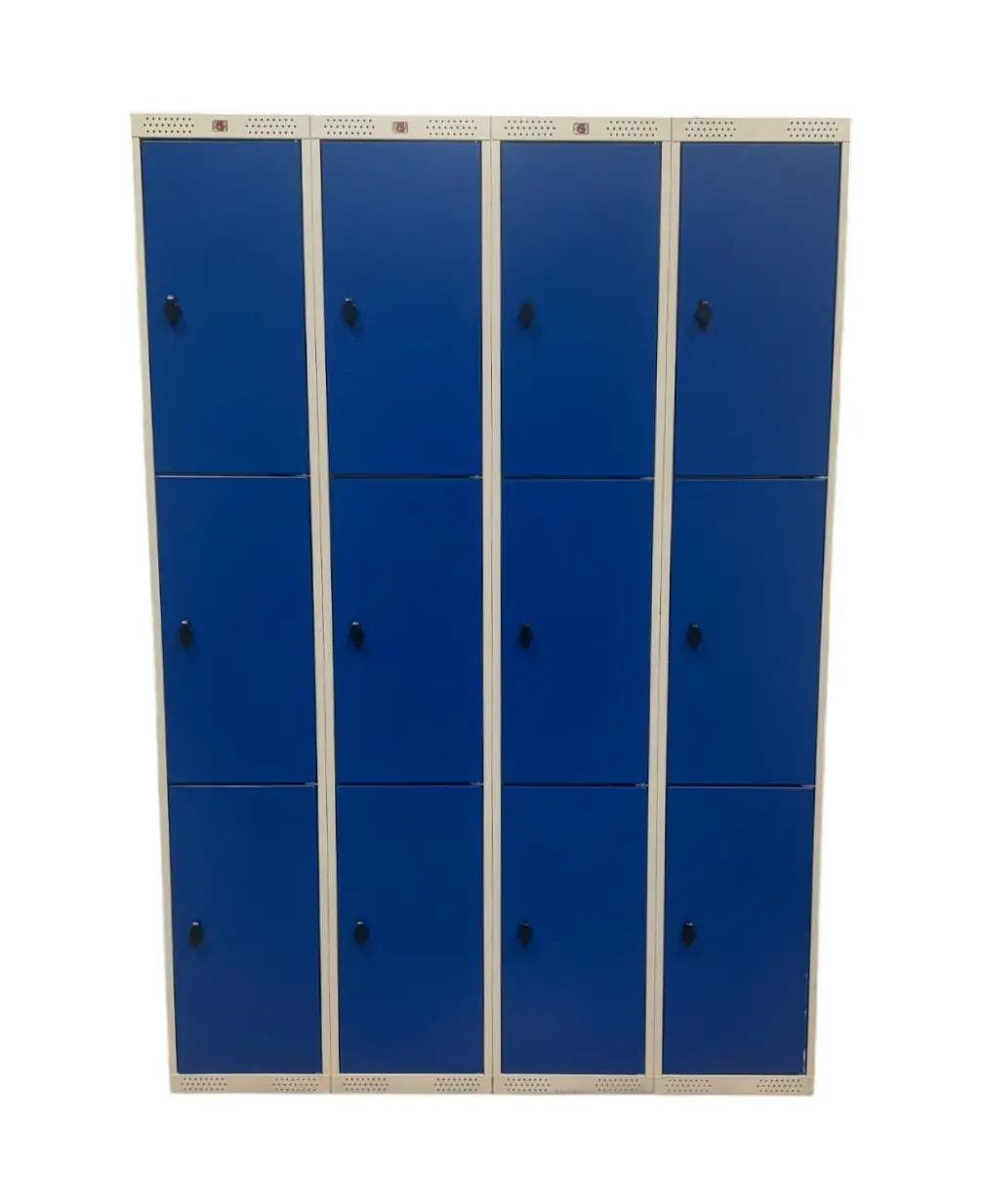 Elevskåp 12-Dörrars GråBlå (3)