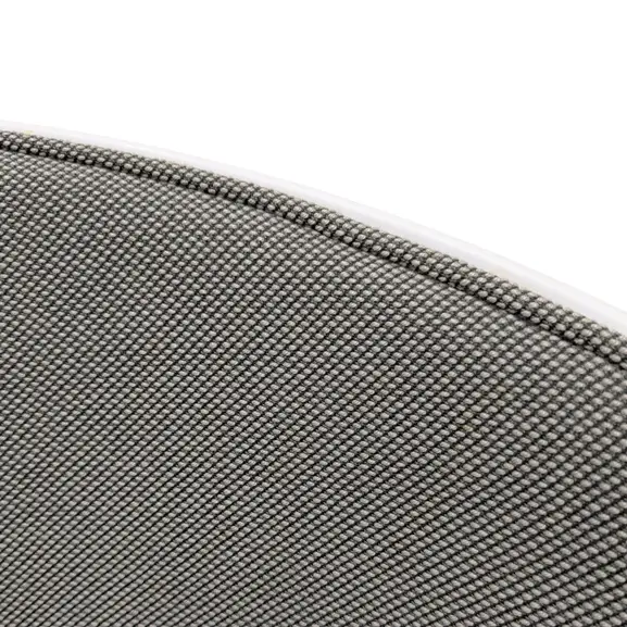 Konferensstol AAC24 Front Upholstery GråVitKrom (4)