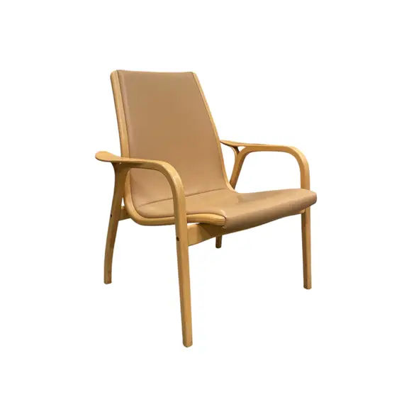 Fåtölj Swedese Laminett BeigeSkinn (2)