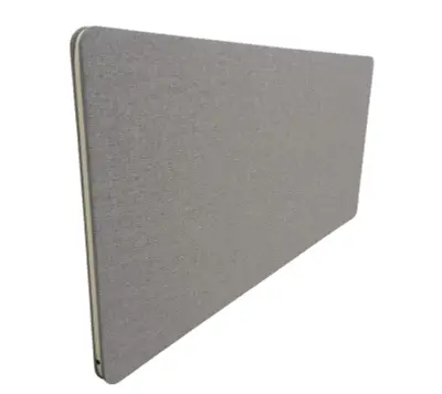 Bordsskärm Lintex Edge Grå 140×70