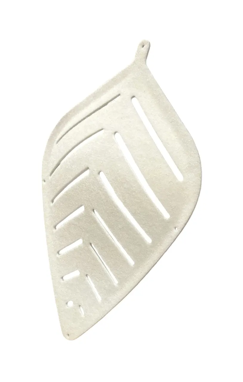 Ljudabsorbent Abstracta Airleaf Vitt