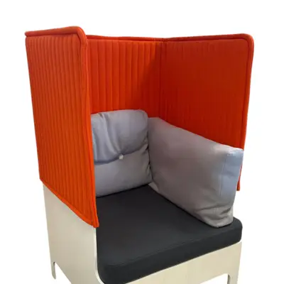 Fåtölj Blå Station Koja High OrangeGrå (1)