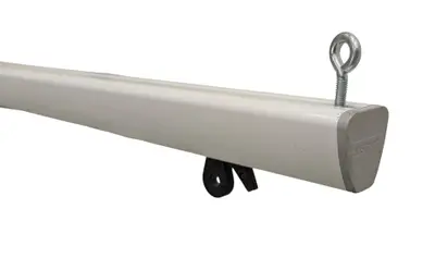 Upphängningsskena Abstracta Vit 3000mm