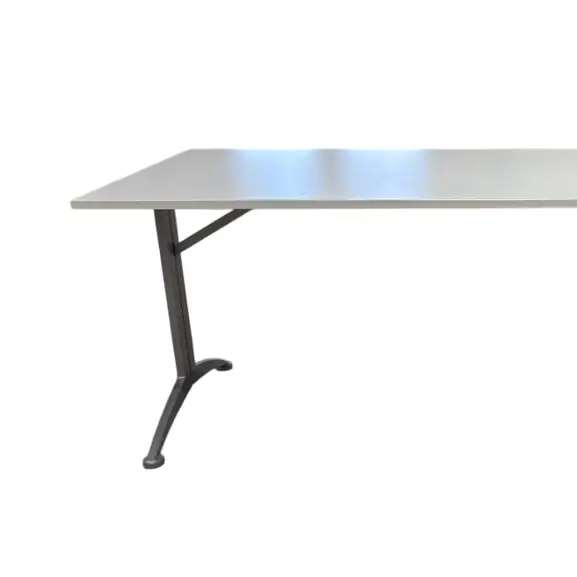 Utbildningsbord Kinnarps Asto VitGrå 180×80 (2)