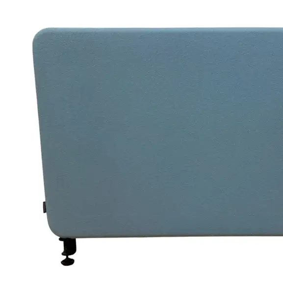 Bordsskärm Abstracta Softline Ljusblå 100×60 (2)