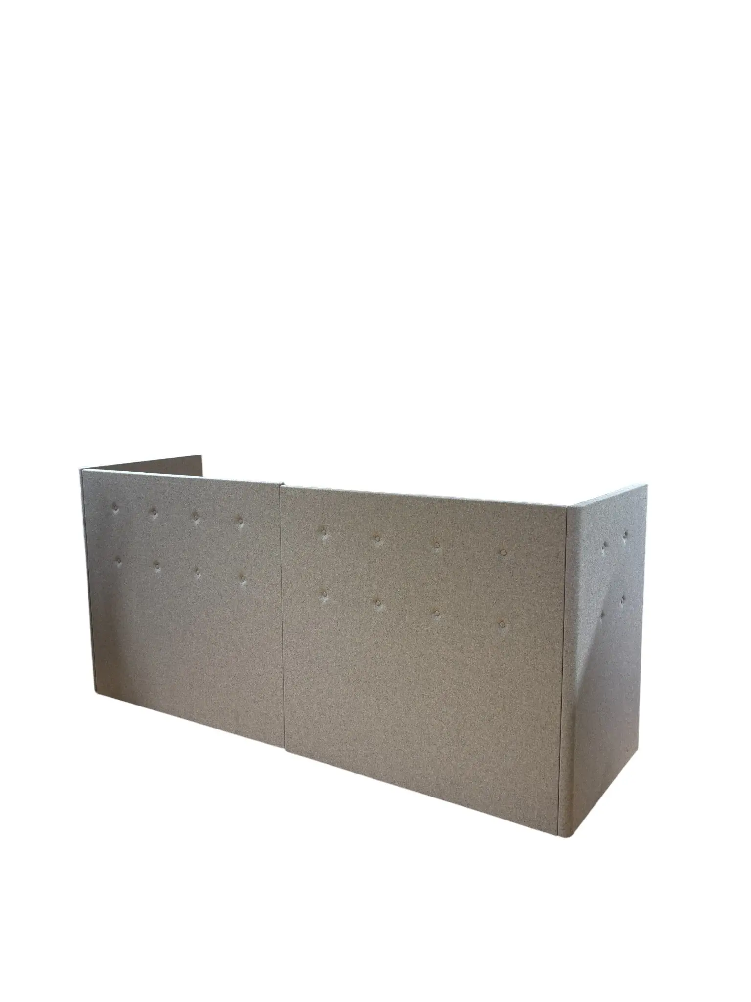 Golvskärm Bås Grå 240×86