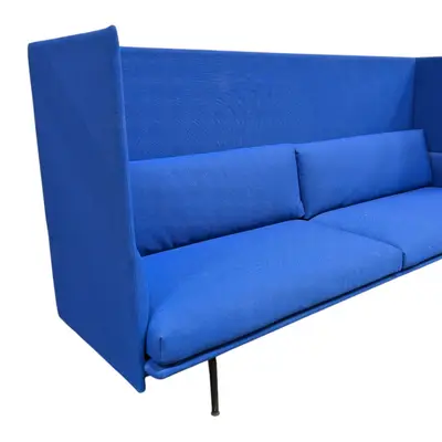 Soffa Muuto Outline Highback Blå