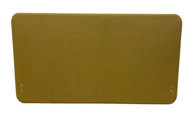 Bordsskärm Abstracta Softline Gul 120×65 (2)