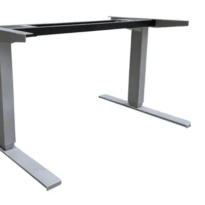 Elskrivbord Swedstyle GråSvart 120-180×70-80