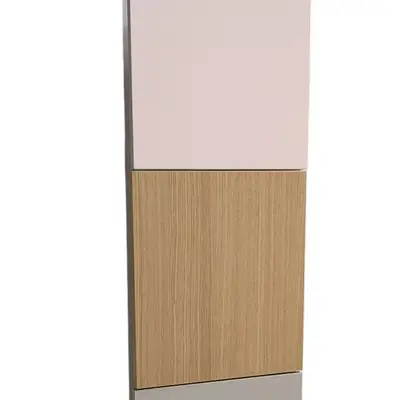 Förvaring Martela The Wall med Flexlock GråRosaEk (4)