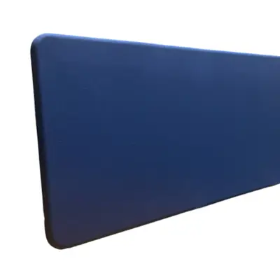 Bordsskärm Abstracta Softline Mörkblå 160×60 (2)