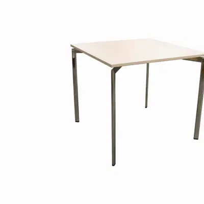 Bord Lammhults Campus Vit/Krom 80x80