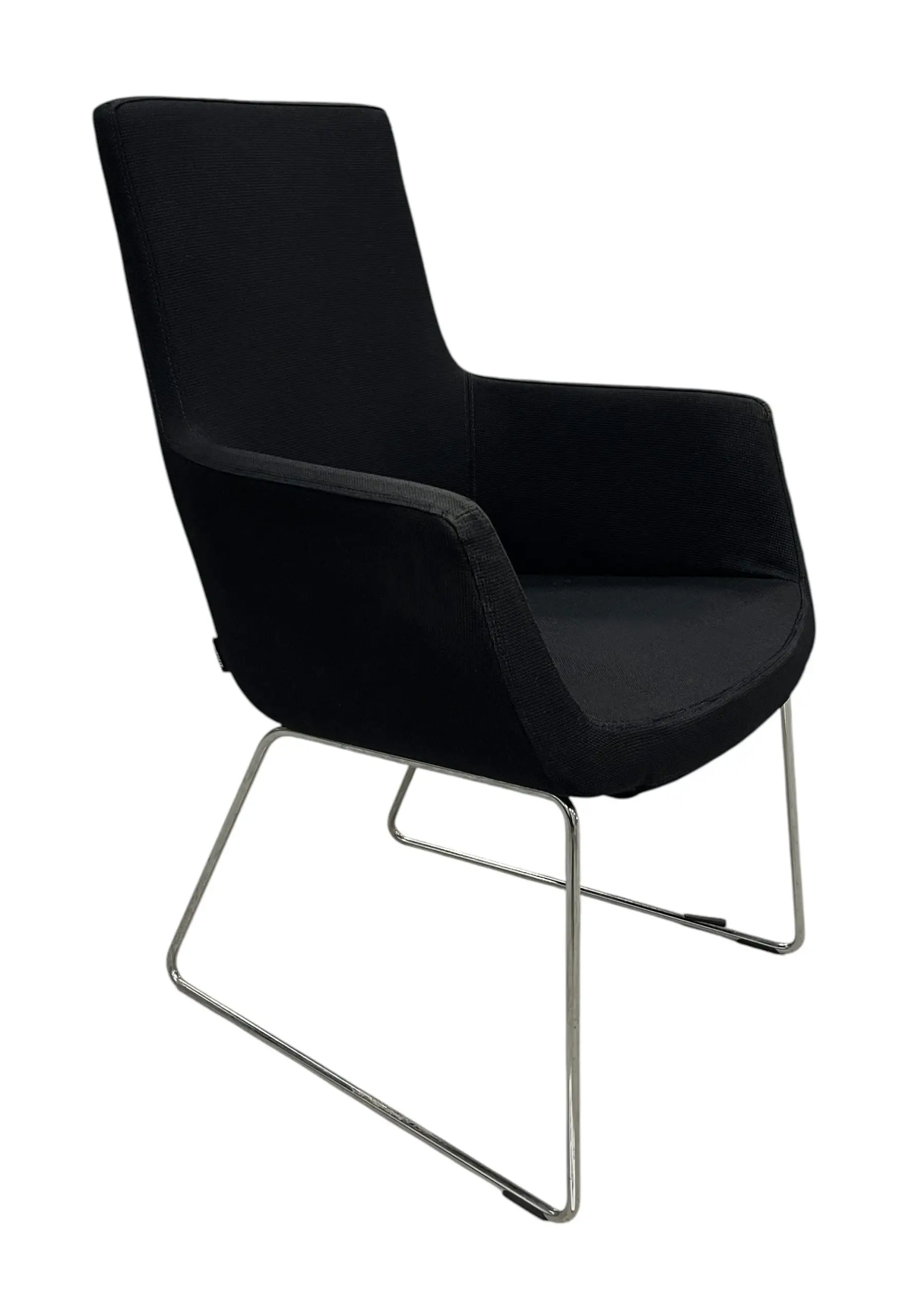 Konferensstol Swedese Happy SvartKrom (2)