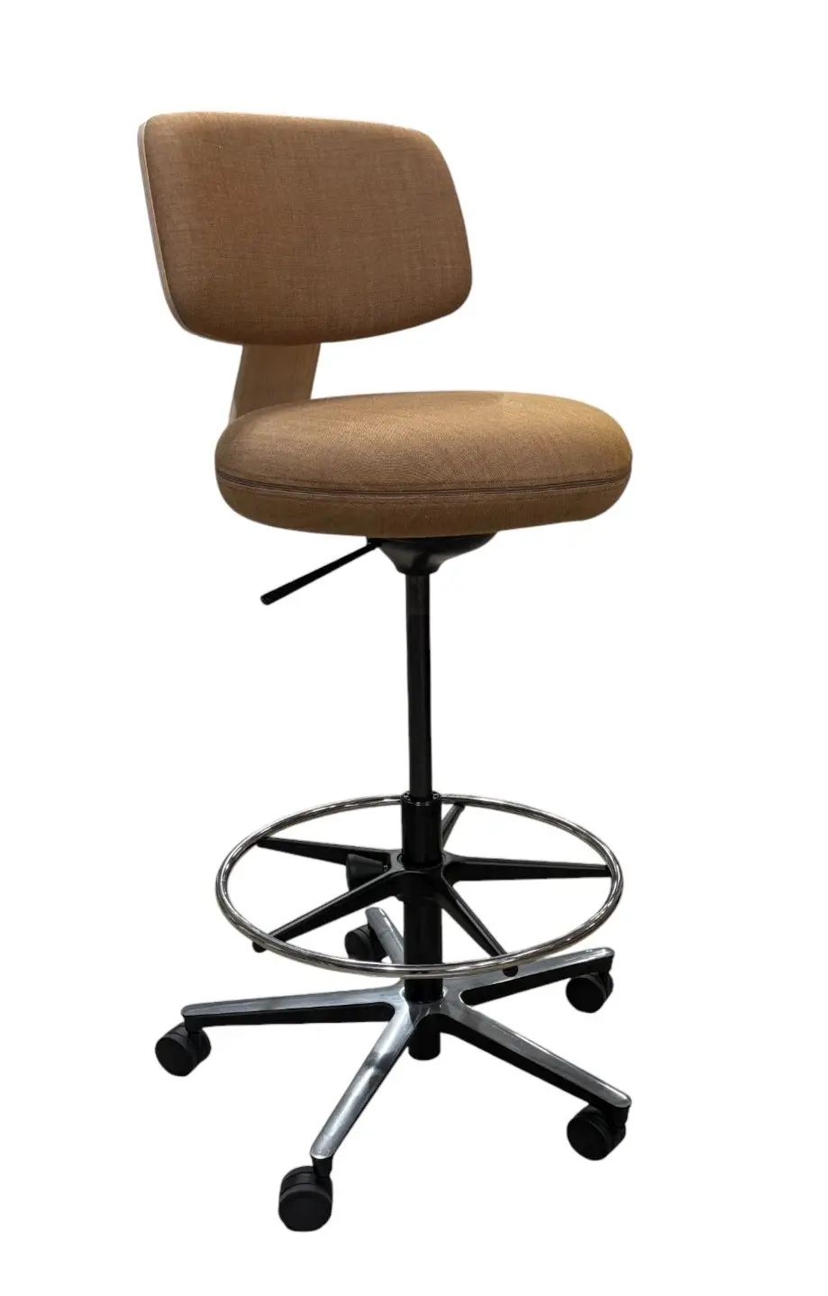 Kontorsstol Savo 360 Hög BeigeAsk (2)