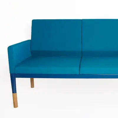 Soffa med Sidobord Johanson Design Turkos