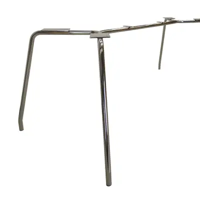 Konferensbordsstativ Offecct Cornflake Krom 90-110×200-240