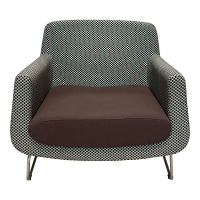 Fåtölj Skandiform Jeffersson F-273 BlåBrunMönstrad (2)