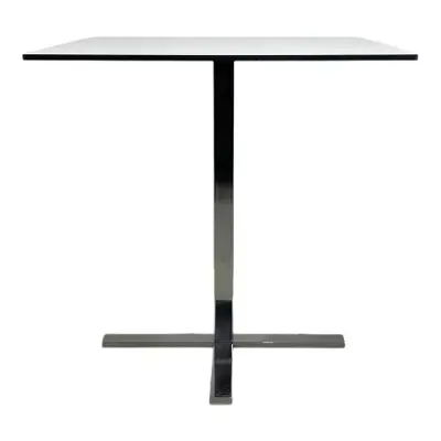 Mötesbord KromVit 90×90
