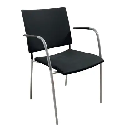 Konferensstol Lammhults Spira Svart/Grå