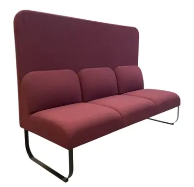 Soffa Johansson Design Bail 3-sits Vinröd (3)