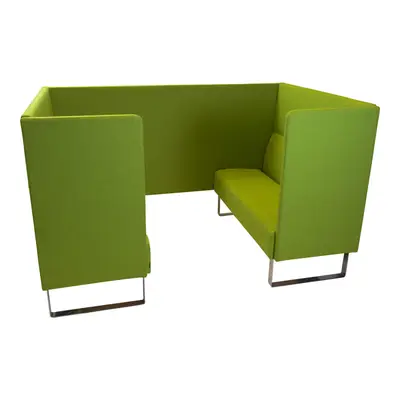 Soffa Bås Materia Monolite Coupé Ljusgrön