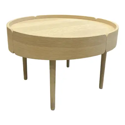 Soffbord Woud Skirt Coffee Table Low Vitpigmenterad Ek Ø60