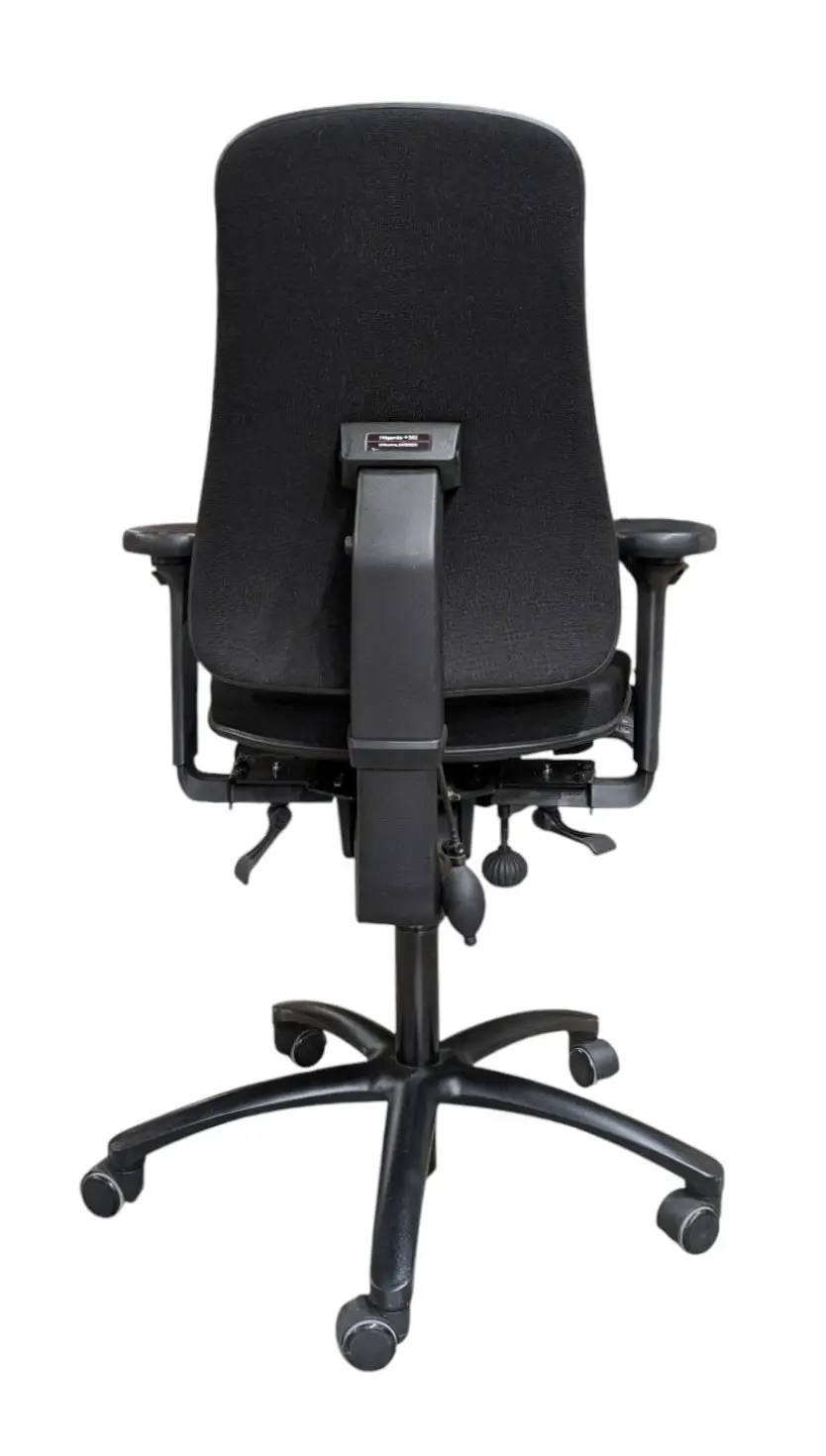 Kontorsstol Höganäs Plus 381 Svart (3)