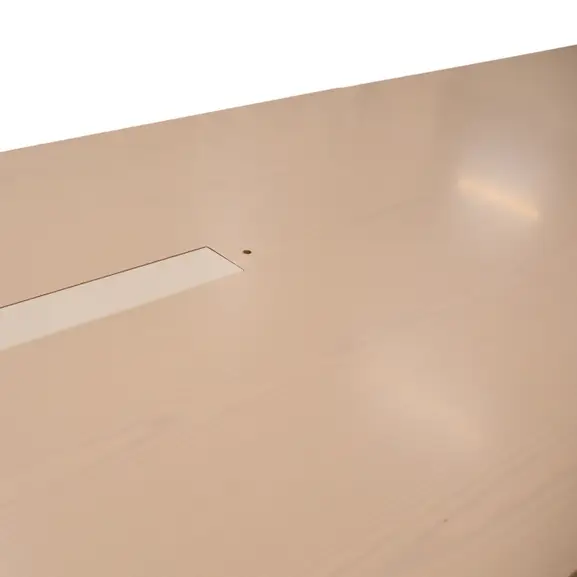 Konferensbord Horreds Vitlaserad AskSvart 660×120