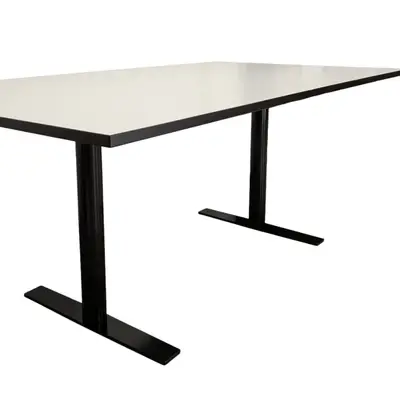 Bord EKV Ceasar T VitSvart 180×100 (2)