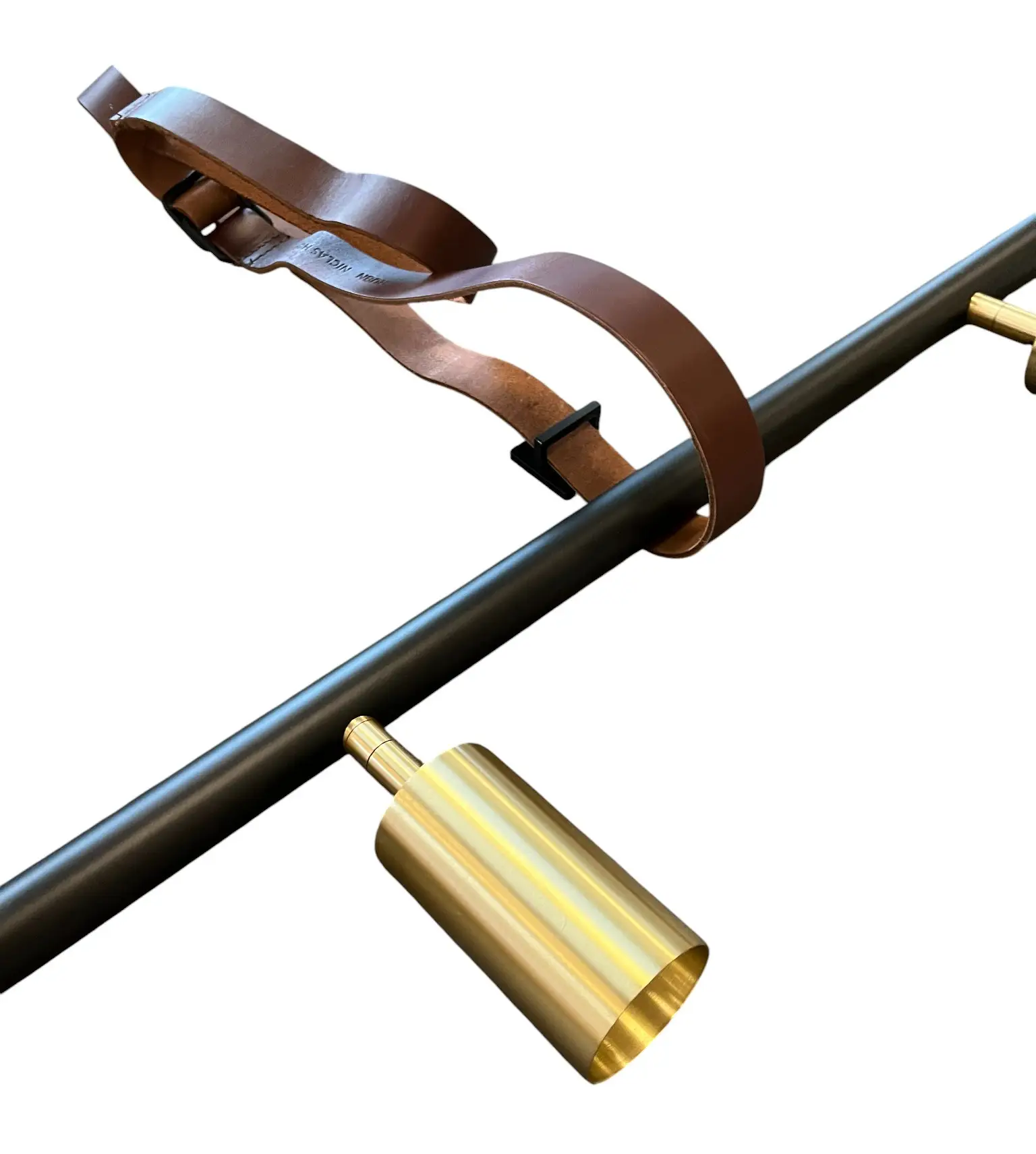 Taklampa Rubn Long John 4 SvartMässing (1)