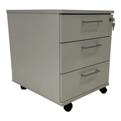 Rullhurts Optima Ljusgrå 3-Lådor