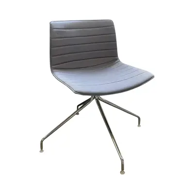 Stol Arper Catifa Grå/Krom