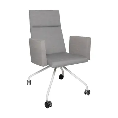 Konferensstol Martela Form Ljusgrå/Vit