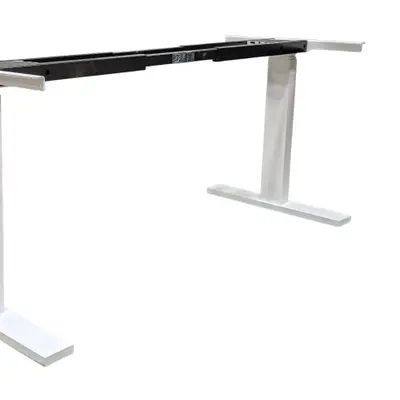 Elskrivbord Swedstyle VitSvart 120-180×70-80