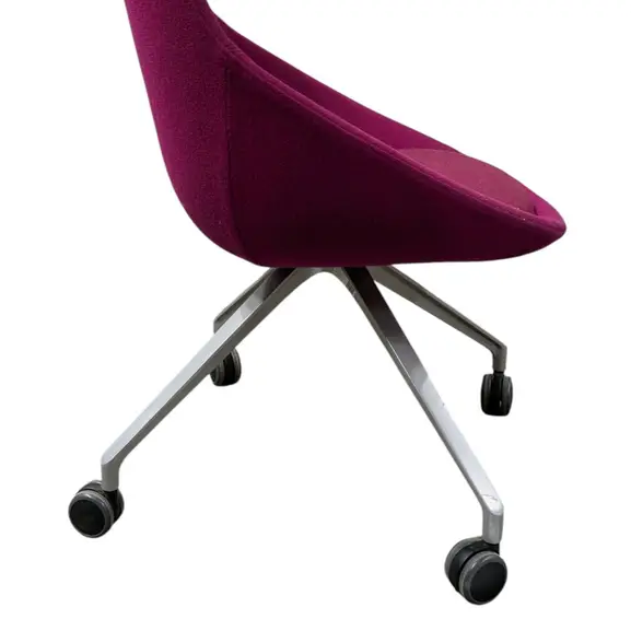 Konferensstol Offecct Ezy High RosaVinröd (4)