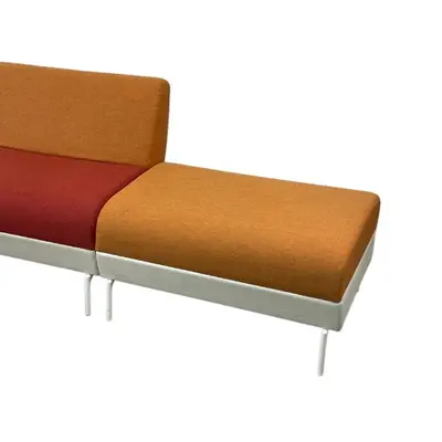 Soffa Lammhults Addit 2-Sits RödOrangeVit