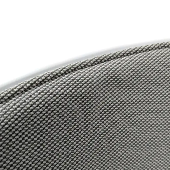 Konferensstol AAC24 Front Upholstery LjusgråVitKrom (4)