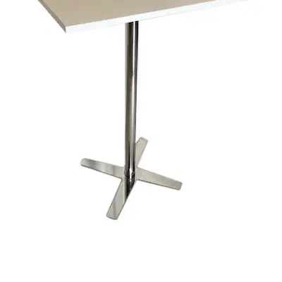 Cafébord Balzar Beskow Vit/Krom